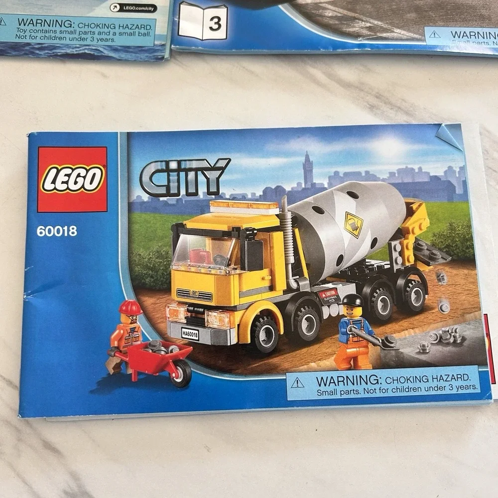 Lego City Lot‎ Of 4 Instruction Manuals 60025 60036 60018 City Alarm 3865